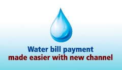New Water Bill Payment Channel