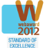 Web Marketing Association's WebAward 2012 - Standard of Excellence Award