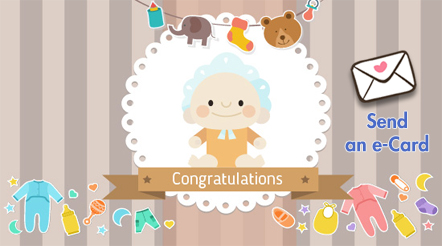 Send an e-Card to Welcome the Little One