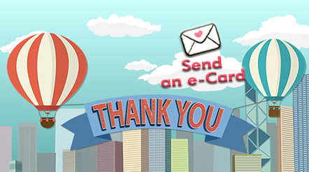 Show Your Gratitude via e-Card