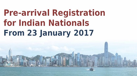 Pre-arrival Registration for Indian Nationals