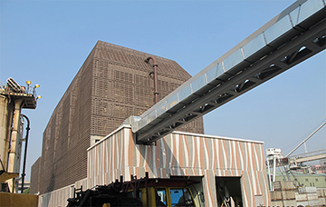 Sludge treatment facility at Stonecutters Island Sewage Treatment Works