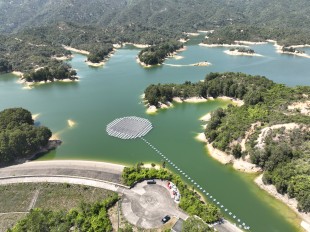 大榄涌水塘浮动太阳能发电系统