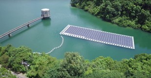 石壁水塘浮動太陽能發電系統