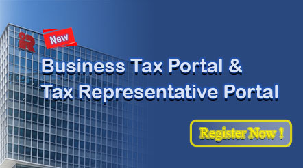 Business Tax Portal & Tax Representative Portal 
